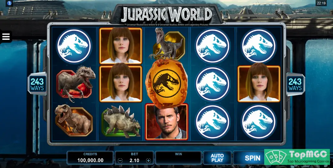 Jurassic World Slot Demo