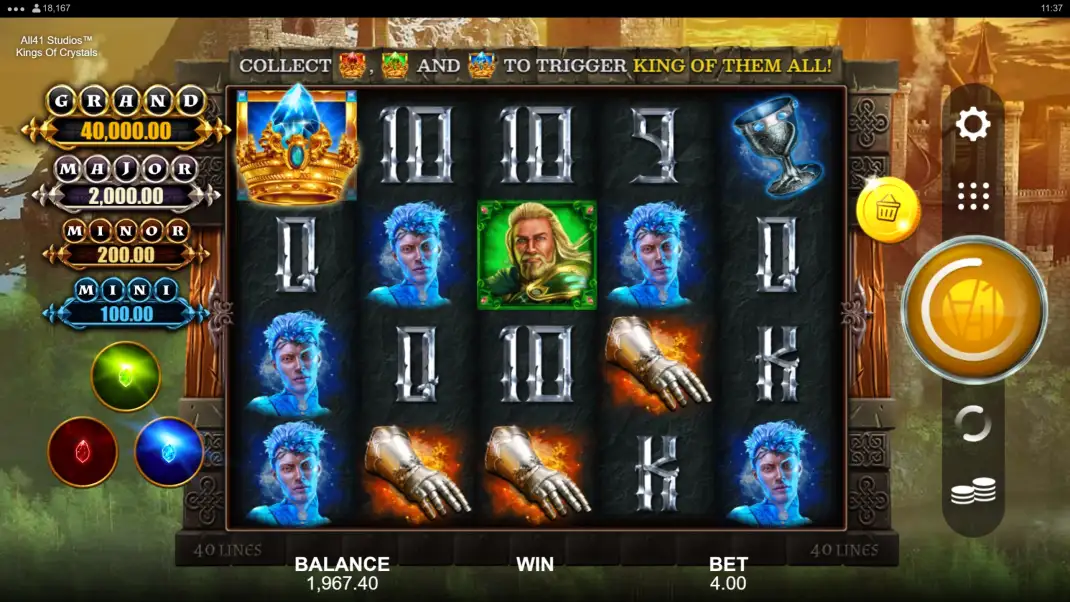 Kings of Crystals Slot Demo