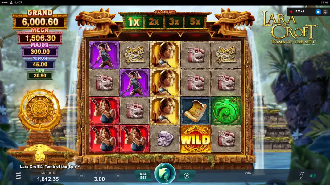 Lara Croft: Tomb of the Sun Slot Demo