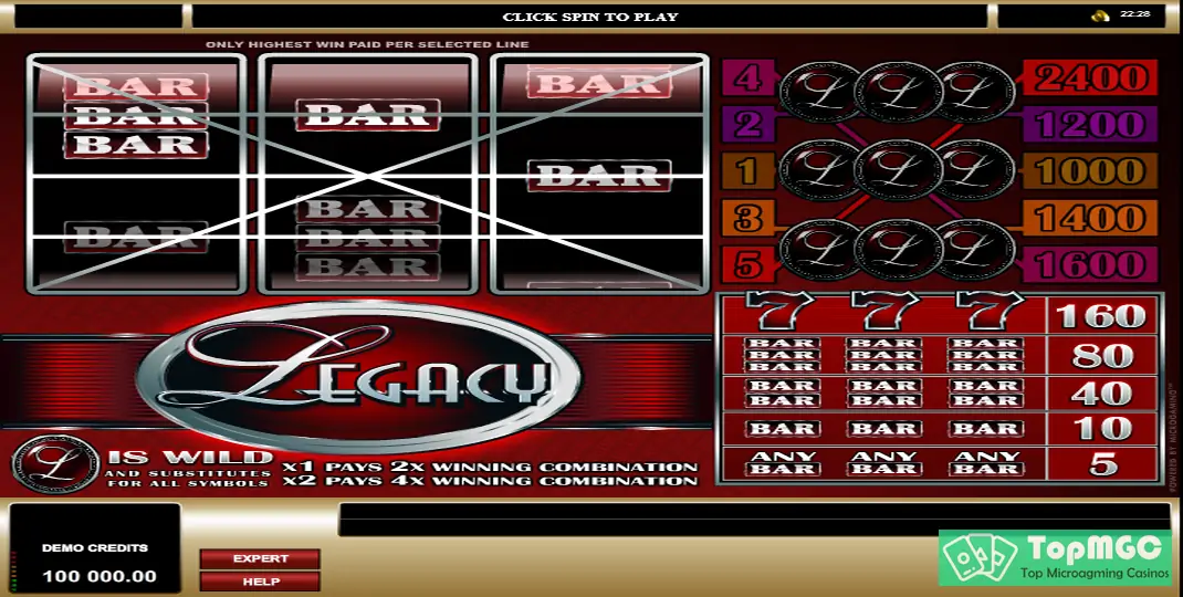 Legacy Slot Demo