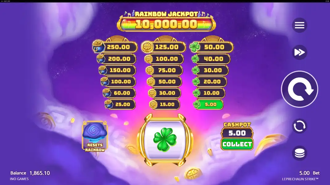 Leprechaun Strike Slot Demo