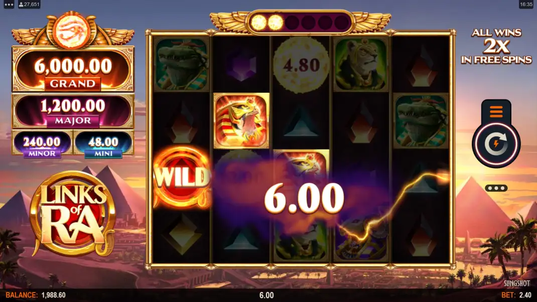 Links of Ra Slot Demo