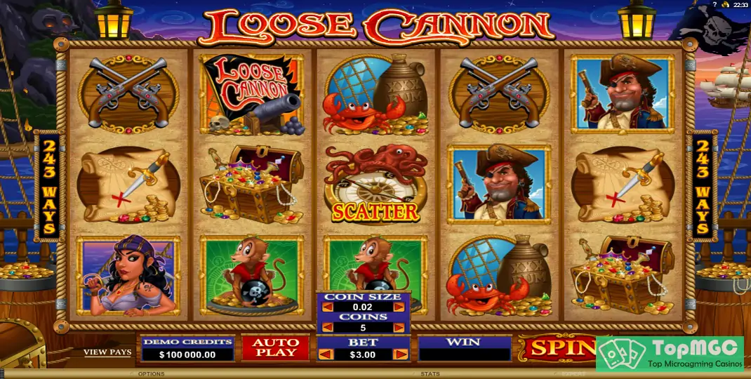 Loose Cannon Slot Demo