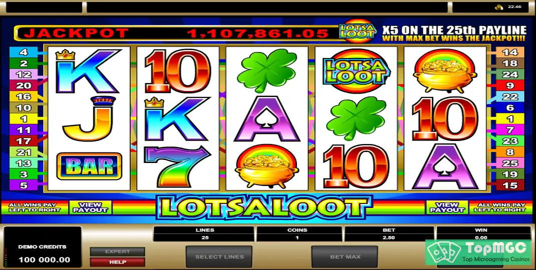Lotsaloot 5-Reel Slot Demo