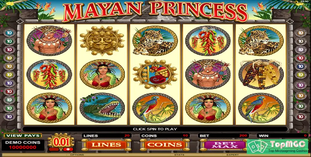Mayan Princess Slot Demo