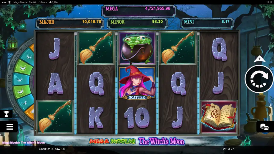 Mega Moolah: The Witch’s Moon Slot Demo
