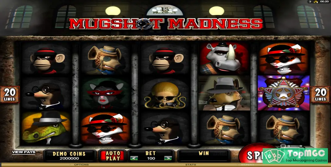 Mugshot Madness Slot Demo