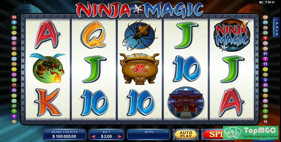 Ninja Magic Slot Demo