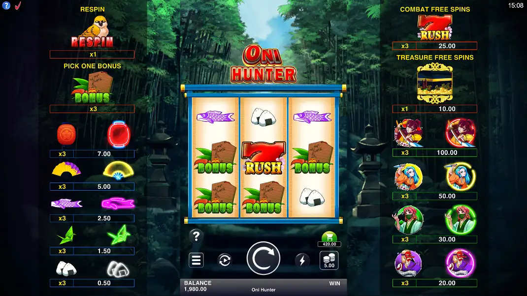 Oni Hunter Slot Demo