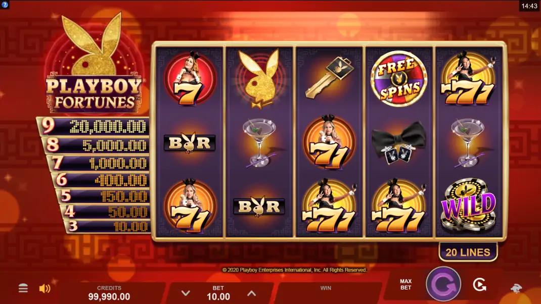 Playboy Fortunes Slot Demo