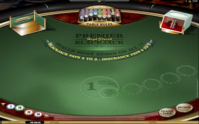 Premier High Streak Blackjack Small Image