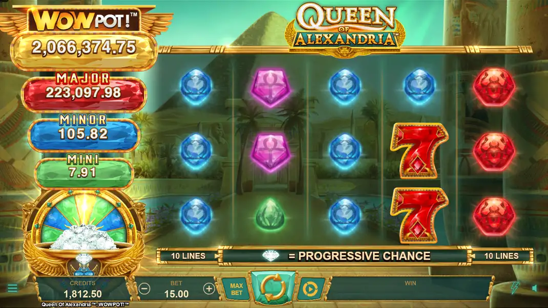 Queen of Alexandria WowPot  Slot Demo
