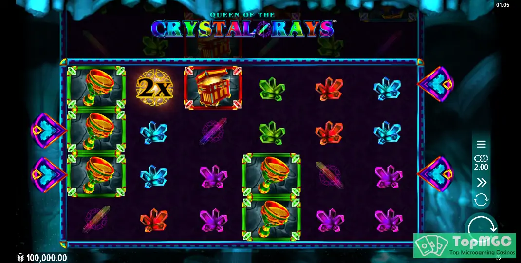 Queen of the Crystal Rays Slot Demo