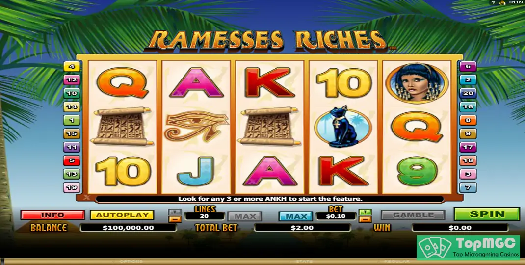 Ramesses Riches Slot Demo