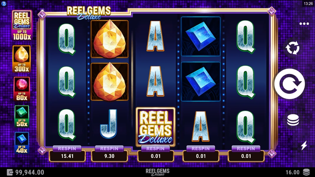 Reel Gems Deluxe Slot Demo