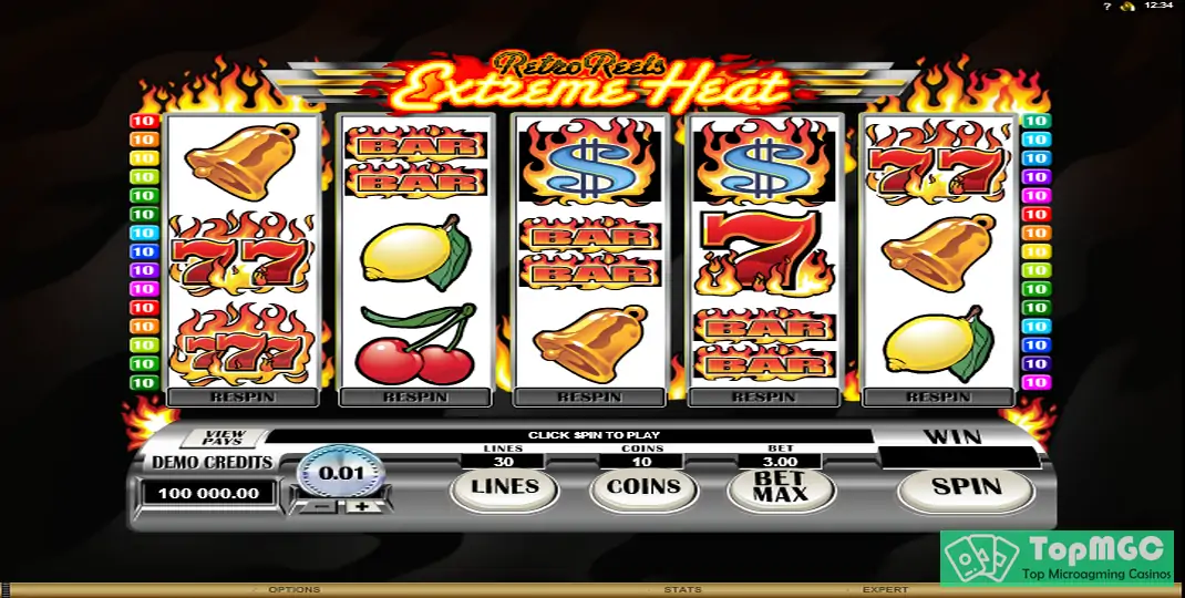 Retro Reels – Extreme Heat Slot Demo