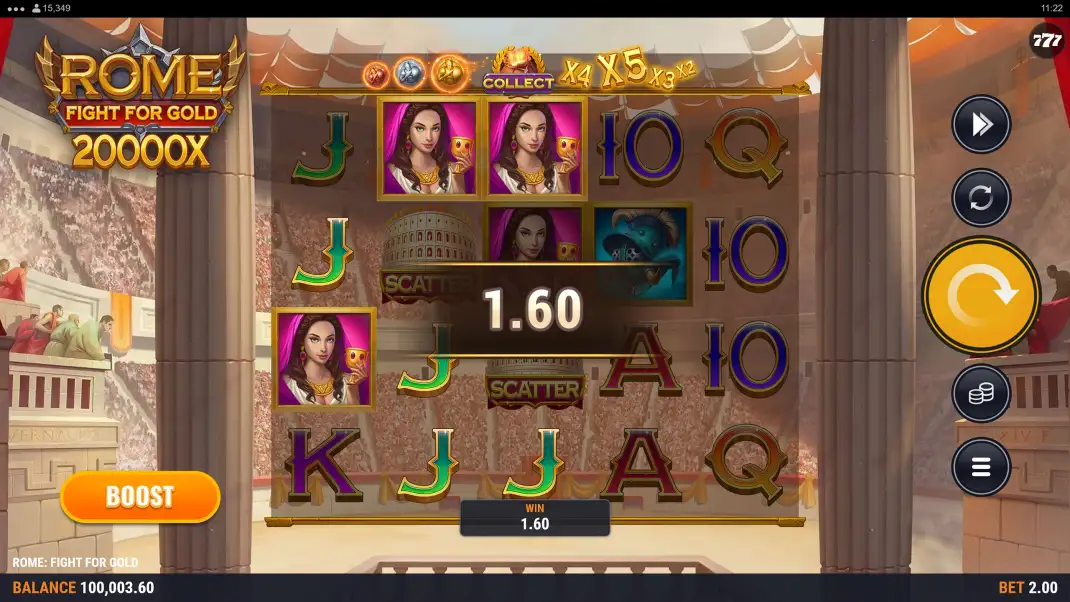 Rome: Fight for Gold Slot Demo