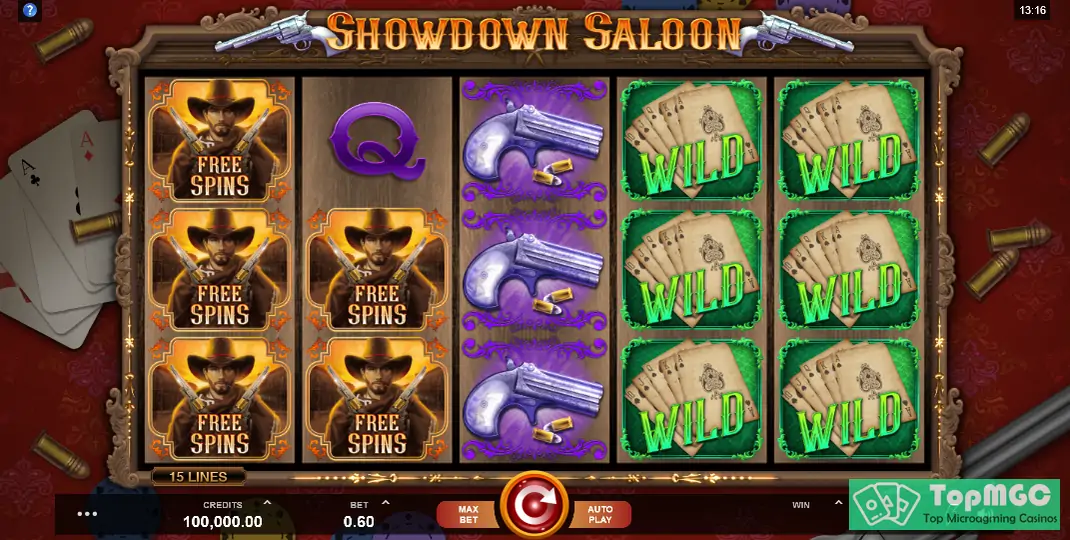 Showdown Saloon Slot Demo