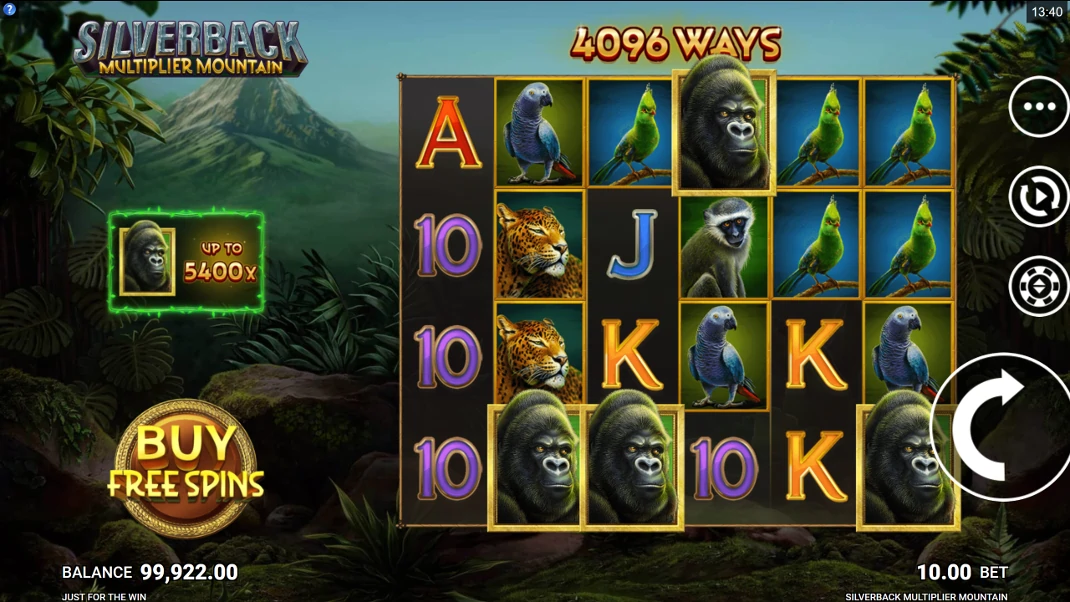 Silverback: Multiplier Mountain Slot Demo
