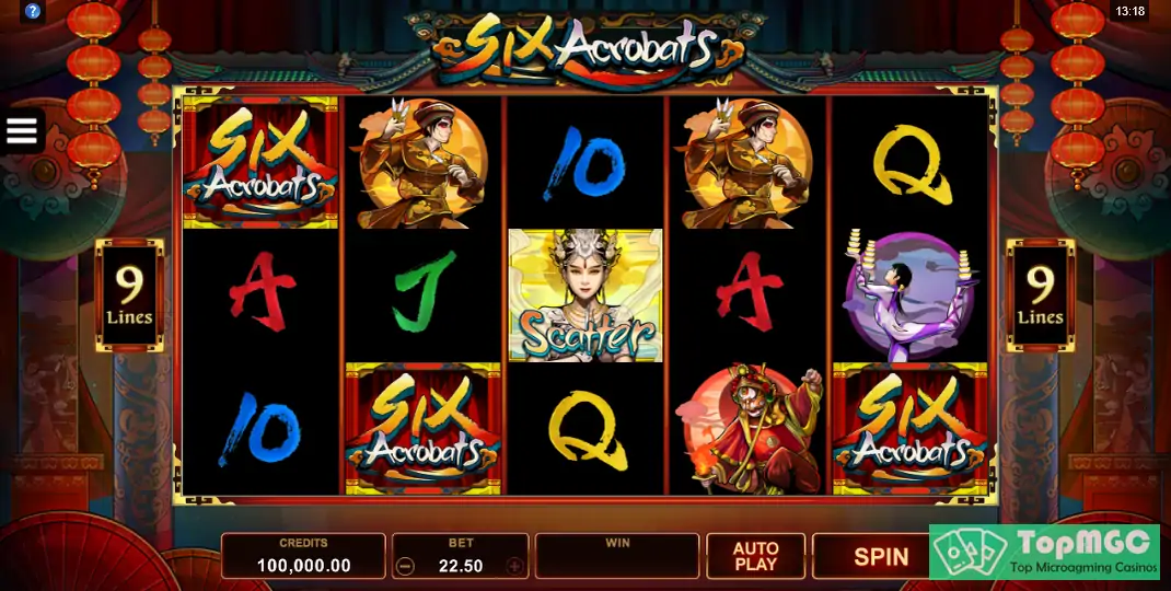 Six Acrobats Slot Demo