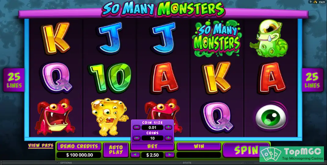 So Many Monsters Slot Demo