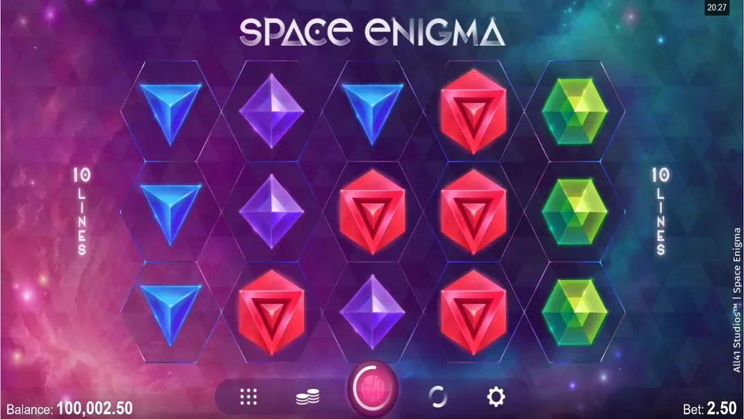Space Enigma Slot Demo