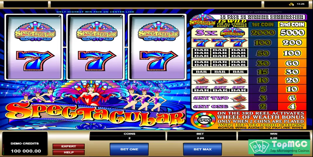 Spectacular Slot Demo