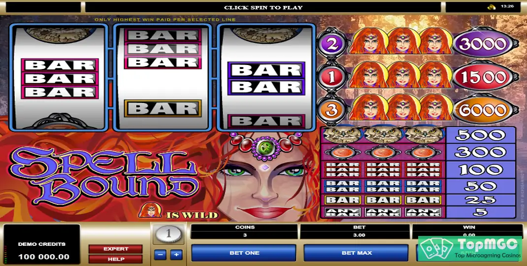 Spell Bound Slot Demo