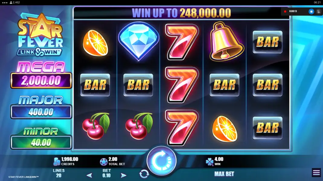 Star Fever: Link & Win Slot Demo