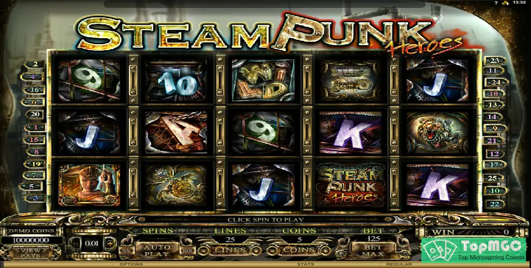 Steam Punk Heroes Slot Demo