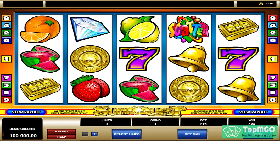 Sun Quest Slot Demo