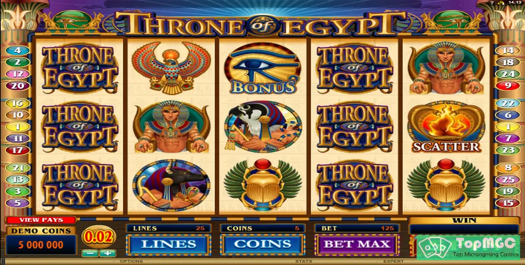Throne of Egypt Slot Demo