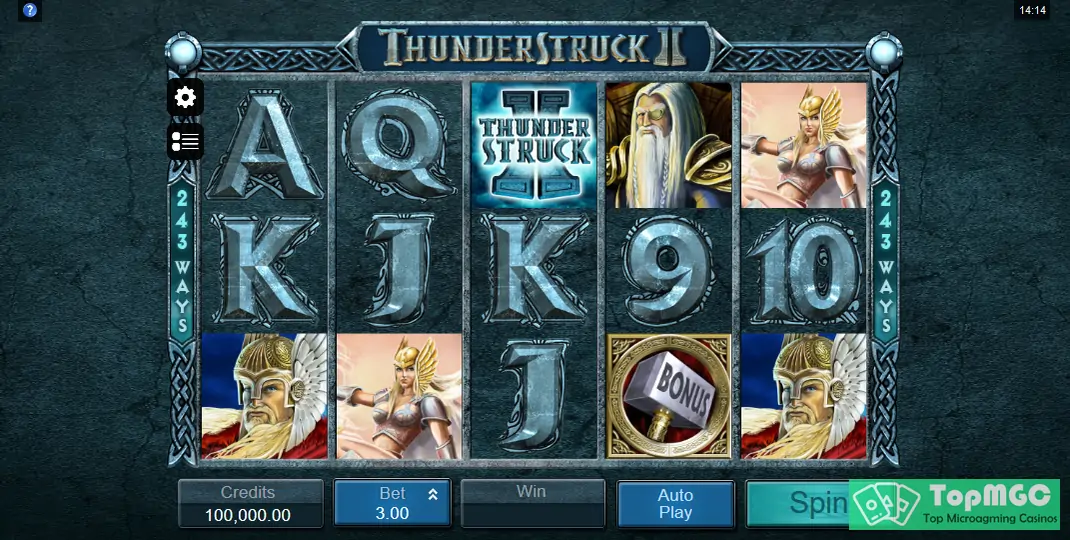 Thunderstruck II Slot Demo