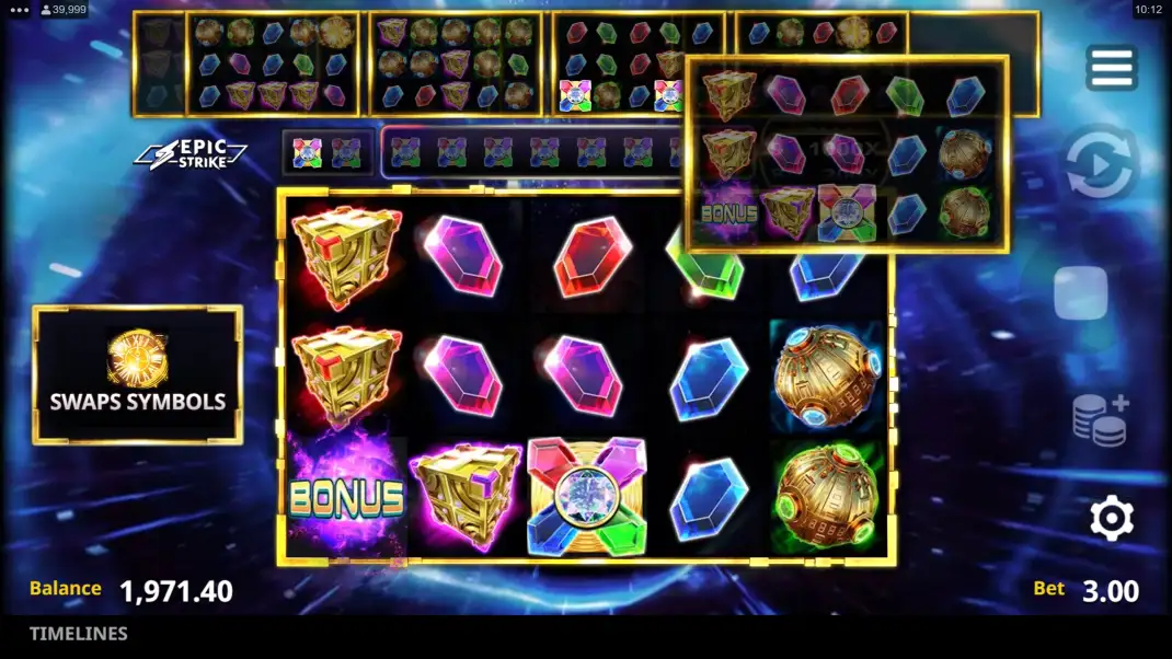 Timelines Slot Demo