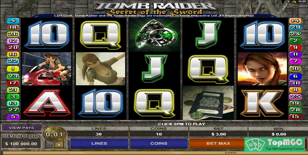 Tomb Raider II Slot Demo
