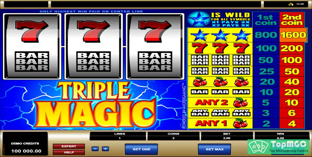Triple Magic Slot Demo