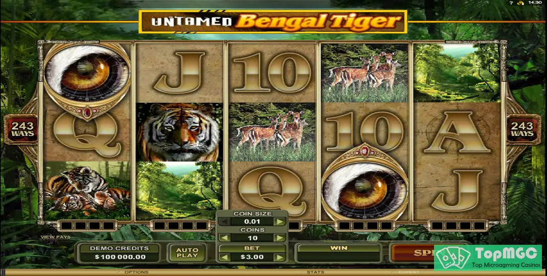 Untamed: Bengal Tiger Slot Demo