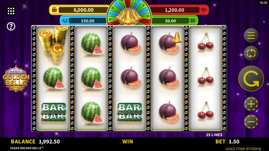 Vegas Golden Bells Slot Demo