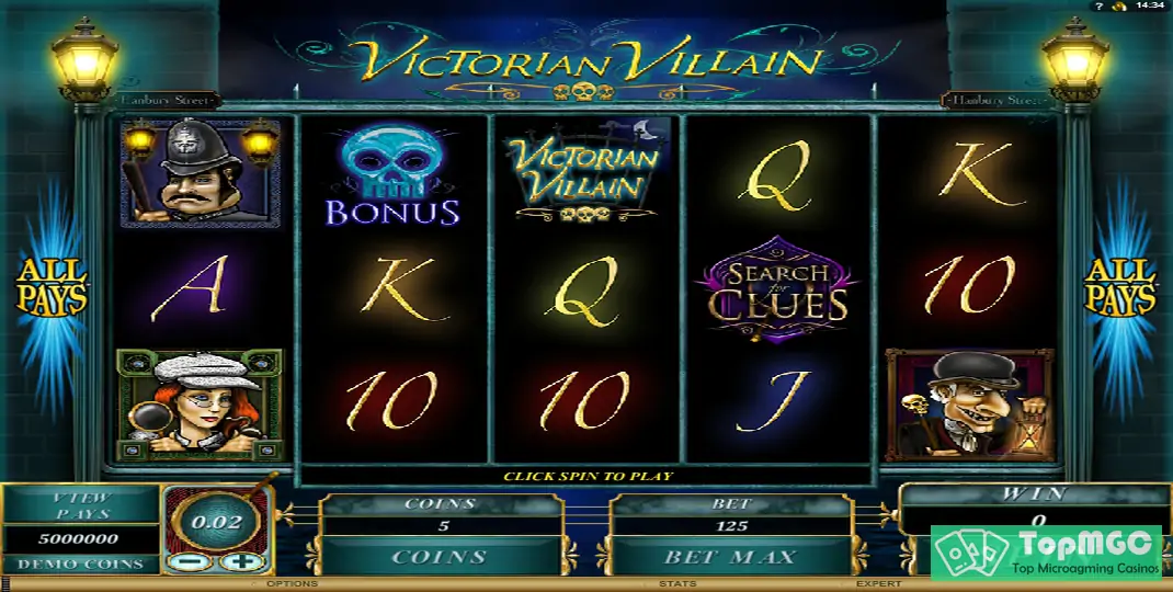 Victorian Villain Slot Demo