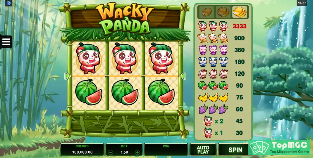 Wacky Panda Slot Demo