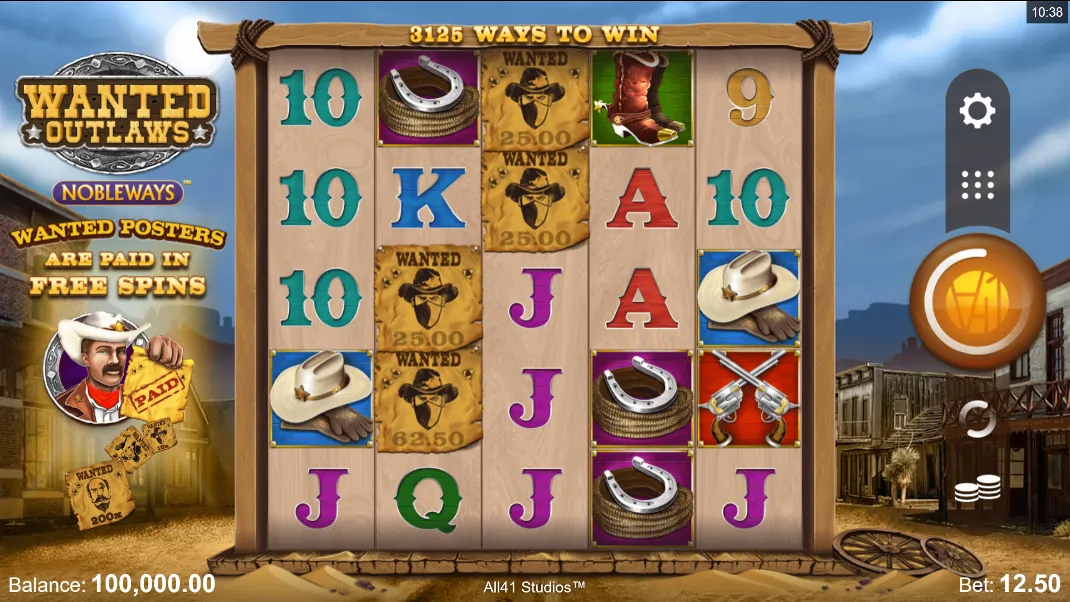 Wanted Outlaws Nobleways Slot Demo