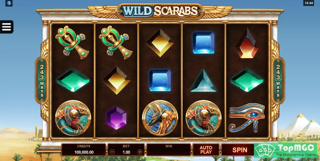 Wild Scarabs Slot Demo