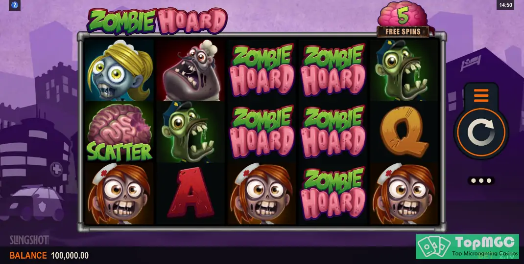 Zombie Hoard Slot Demo