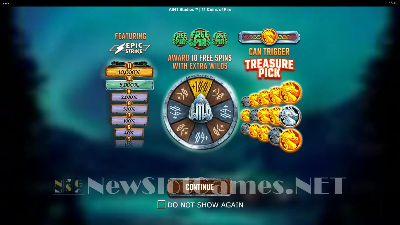 11 Coins of Fire slot