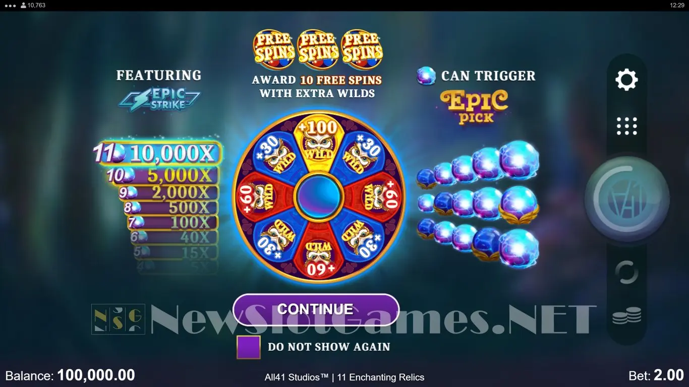 11 Enchanting Relics slot