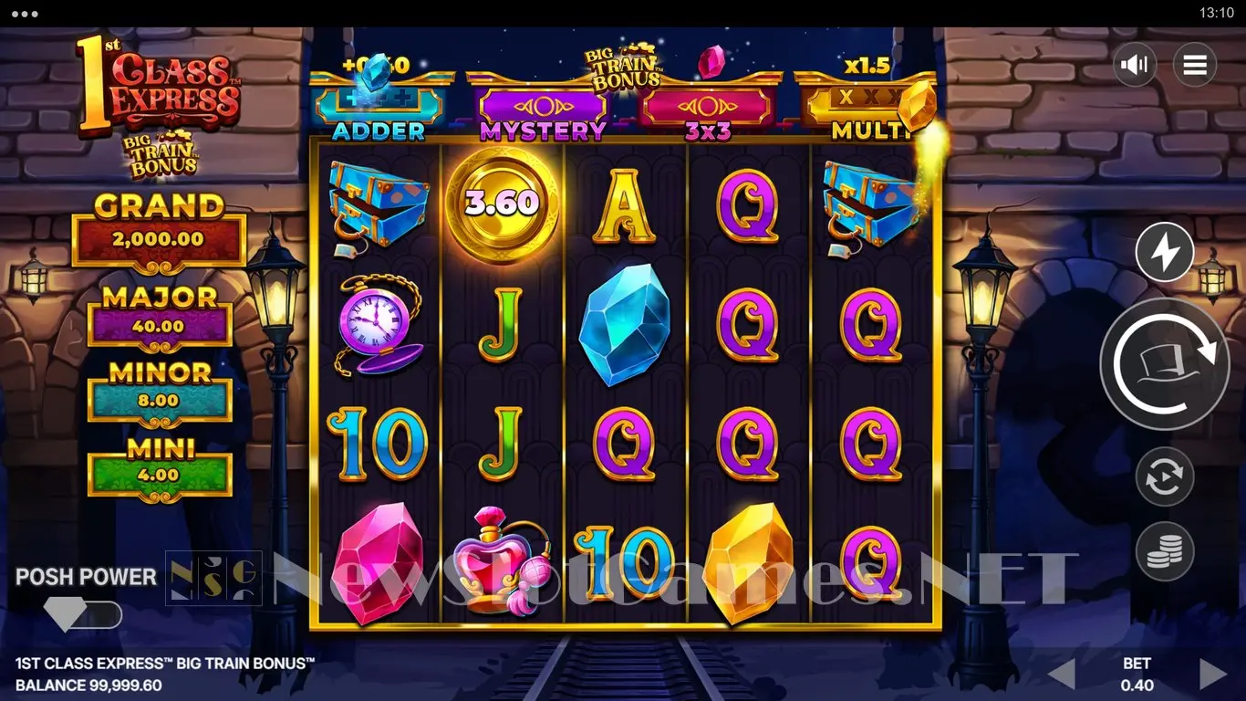 1st Class Express Big Train Bonus slot