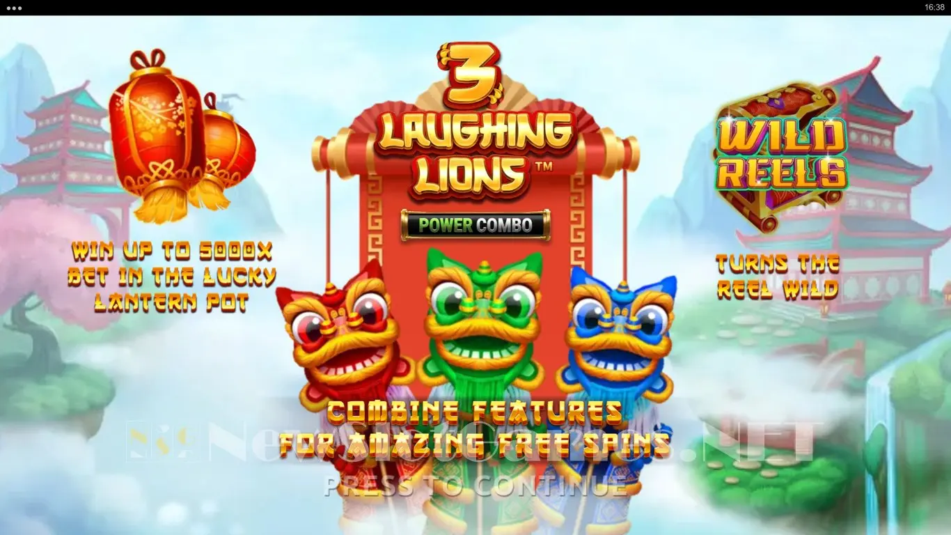 3 Laughing Lions Power Combo slot