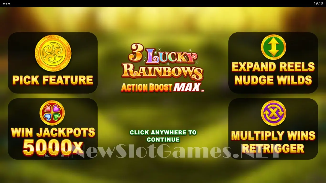 3 Lucky Rainbows Action Boost Max slot