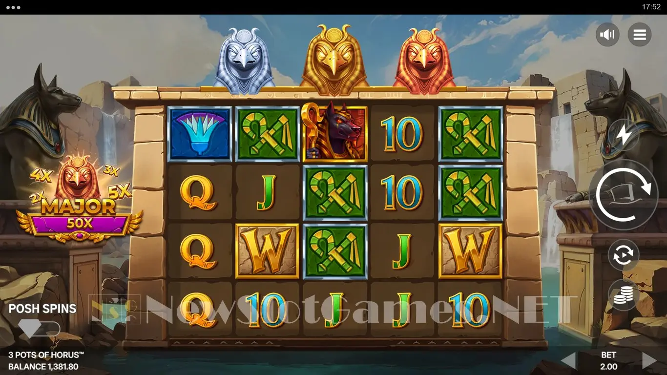 3 Pots of Horus slot