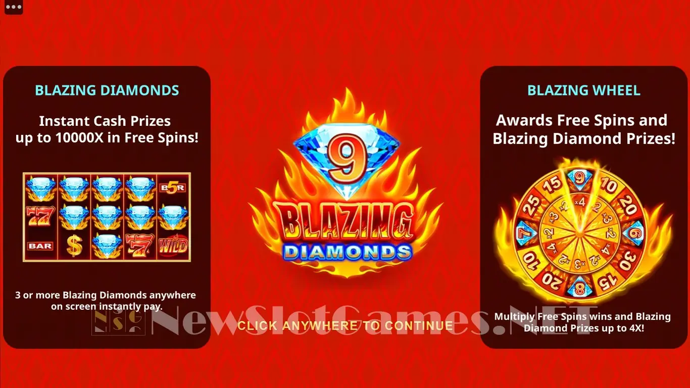9 Blazing Diamonds slot